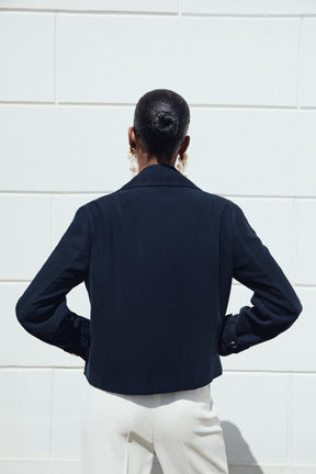 DOUBLE-BREASTED SHORT JACKET - Image 5