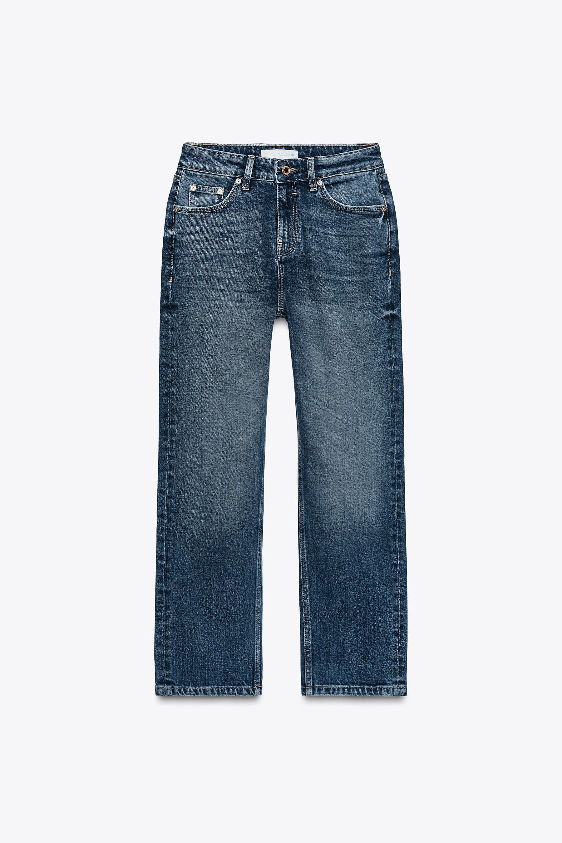 Slim-fit high-waist jeans