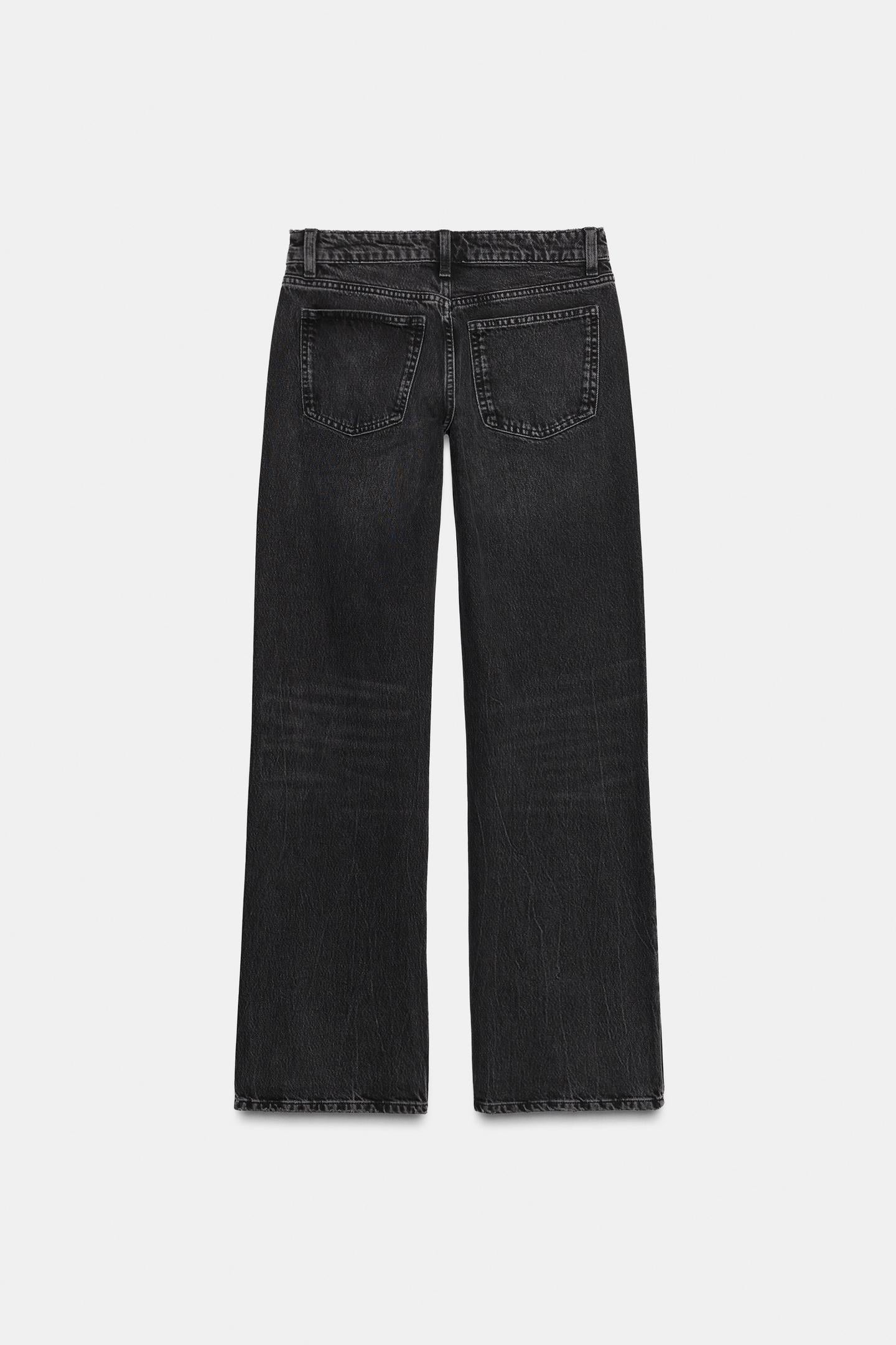 Low-Rise Wide Jeans