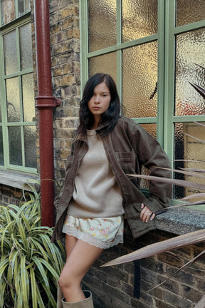 CORDUROY COLLAR JACKET