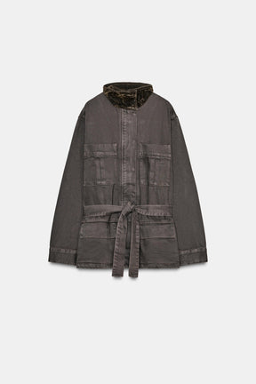 CORDUROY COLLAR JACKET
