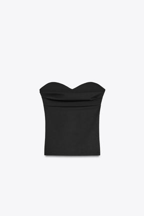 Textured Bandeau Top
