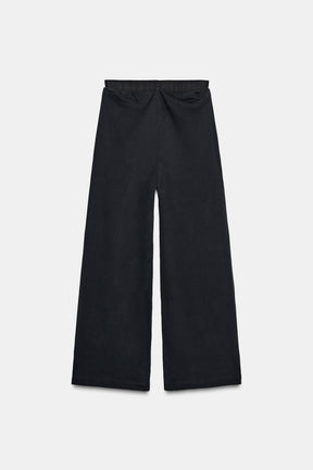 WASHED CONTRAST TROUSERS