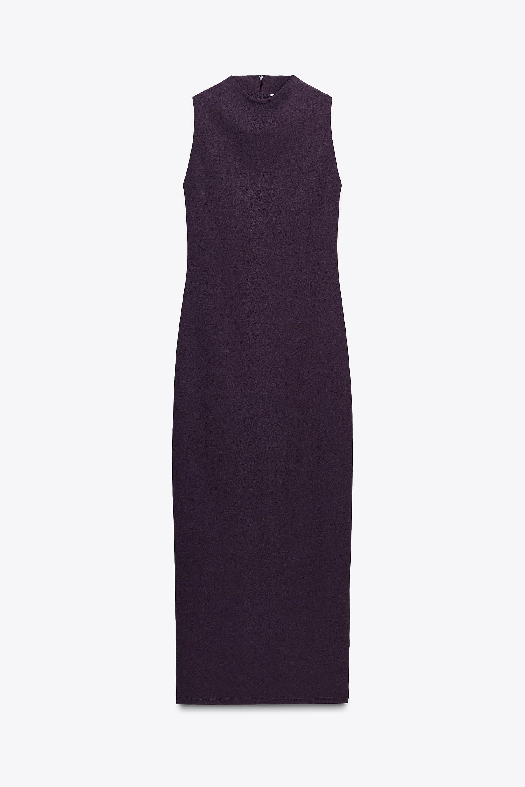 LONG CREPE DRESS - Image 5