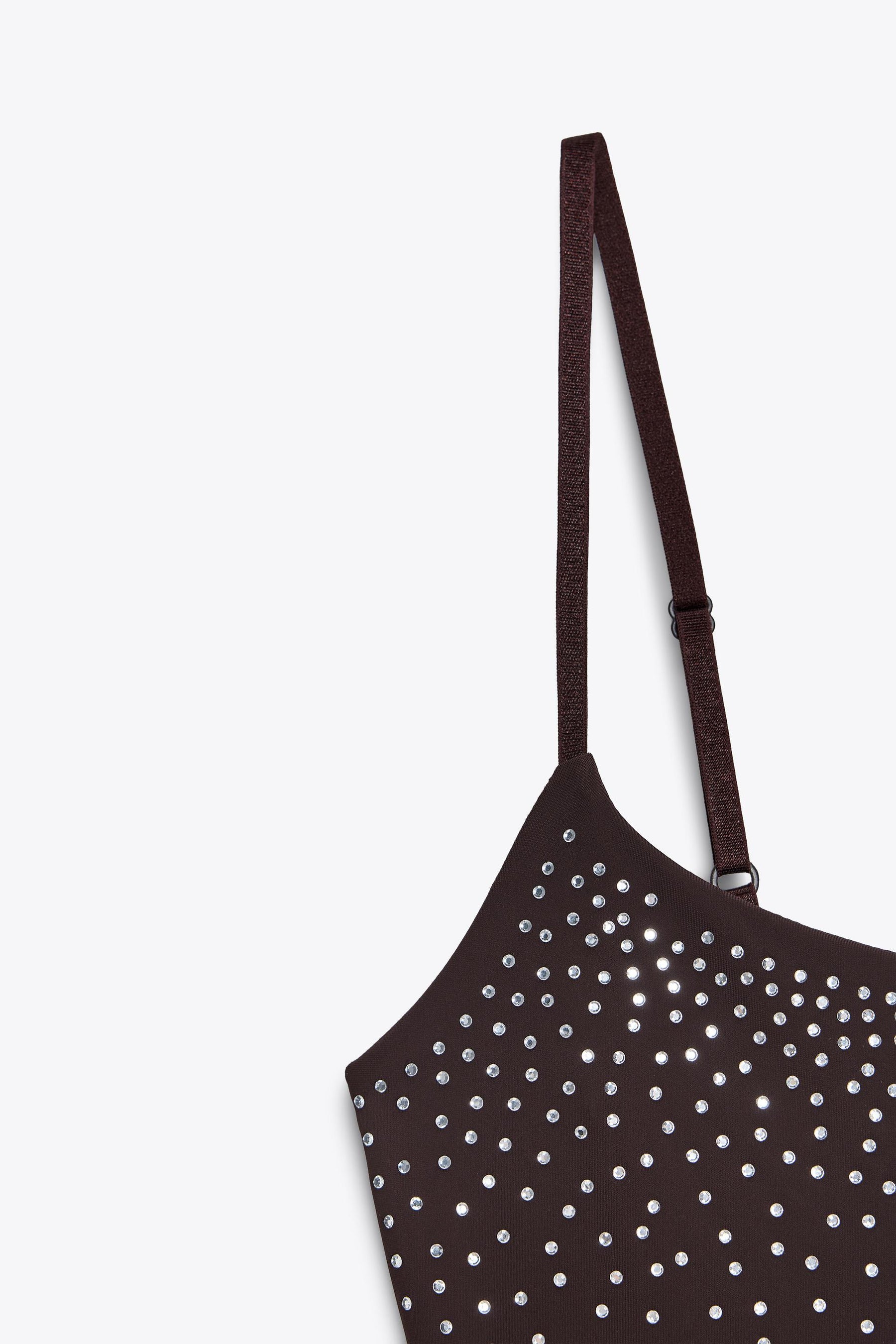 RHINESTONE POLYAMIDE DRESS - Image 8