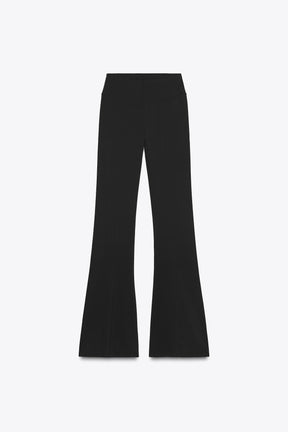 POLYAMIDE FLARE TROUSERS