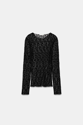 Lace Long Sleeve Top