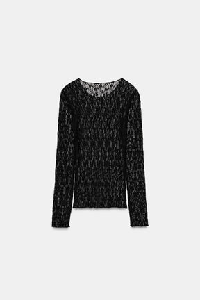 Lace Long Sleeve Top