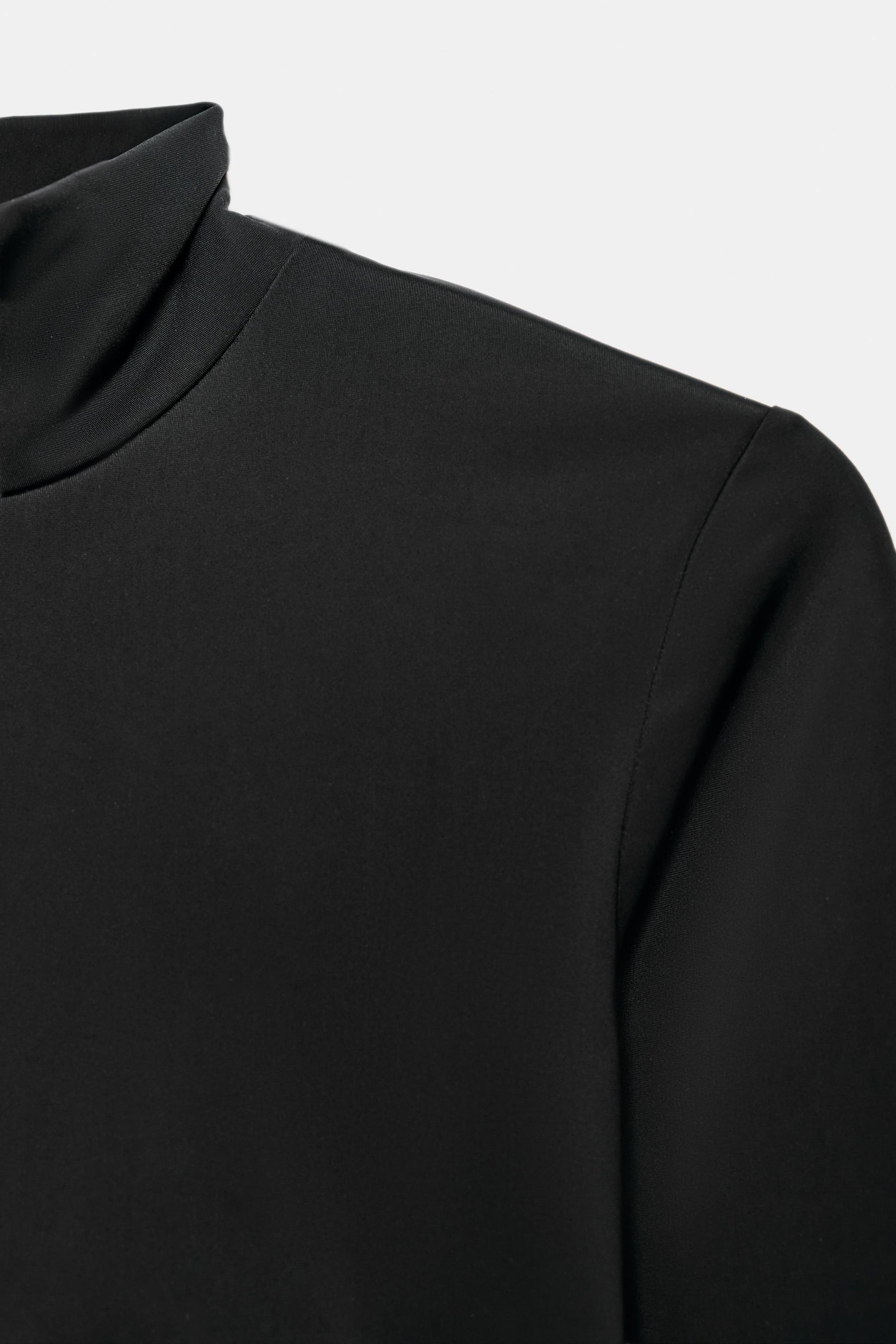 Cropped Polyamide T-Shirt