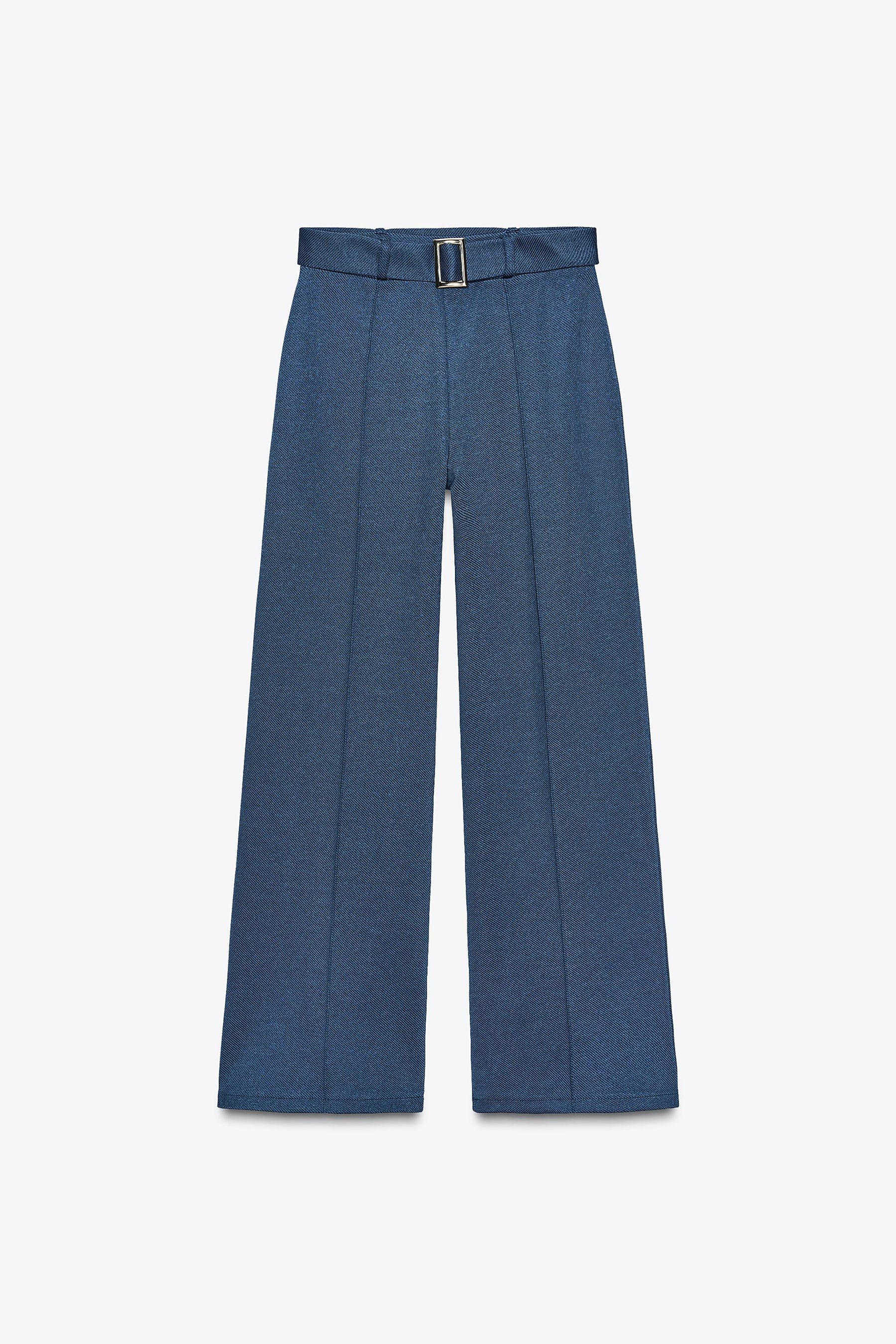 Twill Trousers with Belt