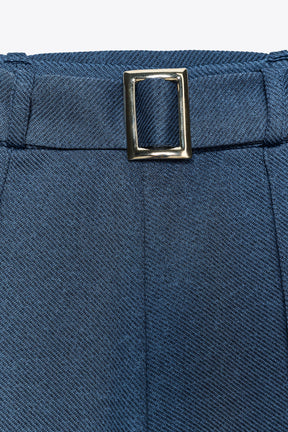 Twill Trousers with Belt