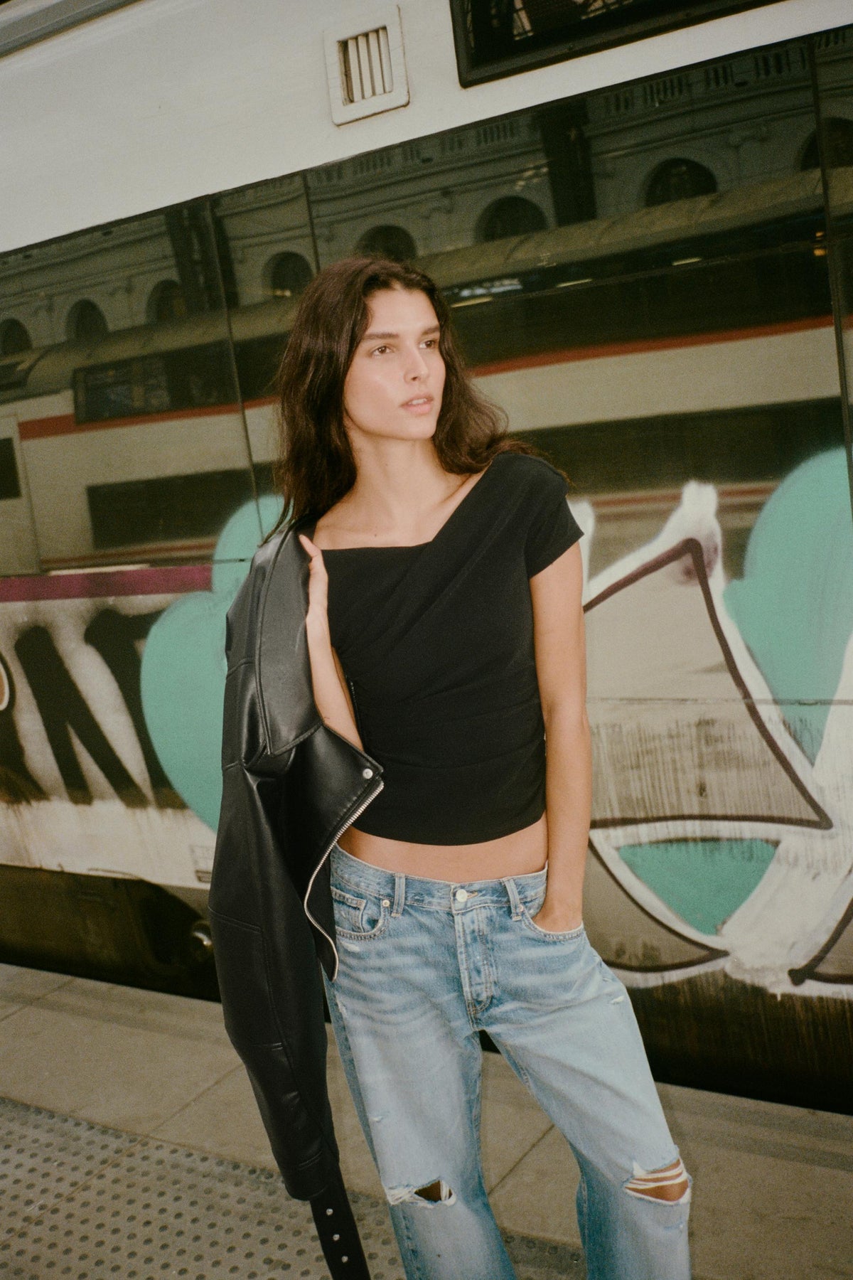 Asymmetric Gathered Top