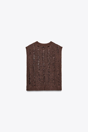 RIBBED KNIT TOP - Image 5