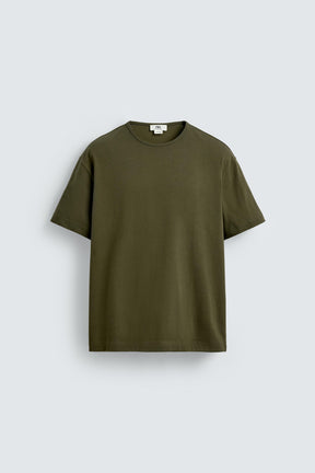 HEAVYWEIGHT RIBBED TRIM T-SHIRT - Image 8