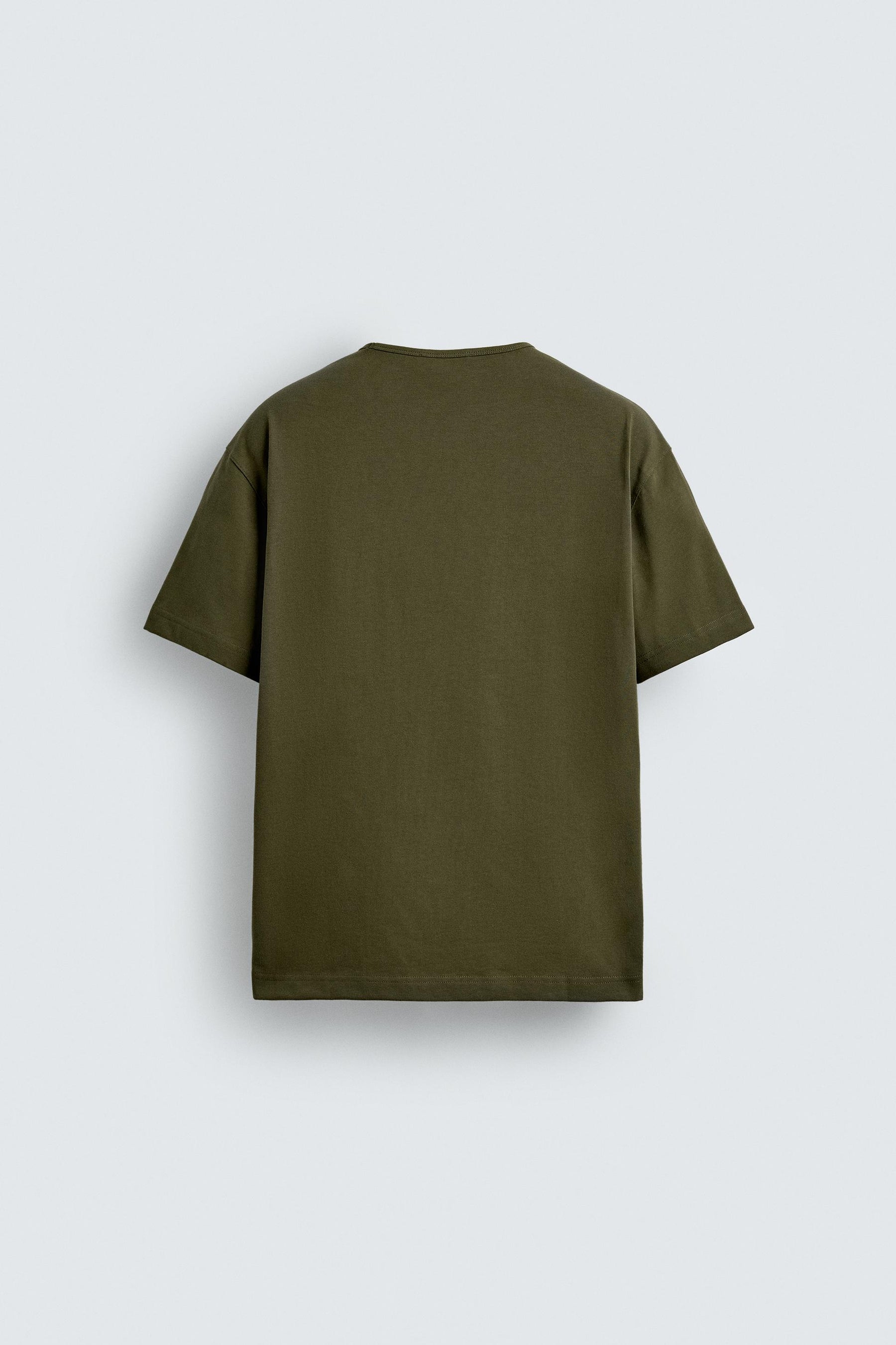 HEAVYWEIGHT RIBBED TRIM T-SHIRT - Image 9