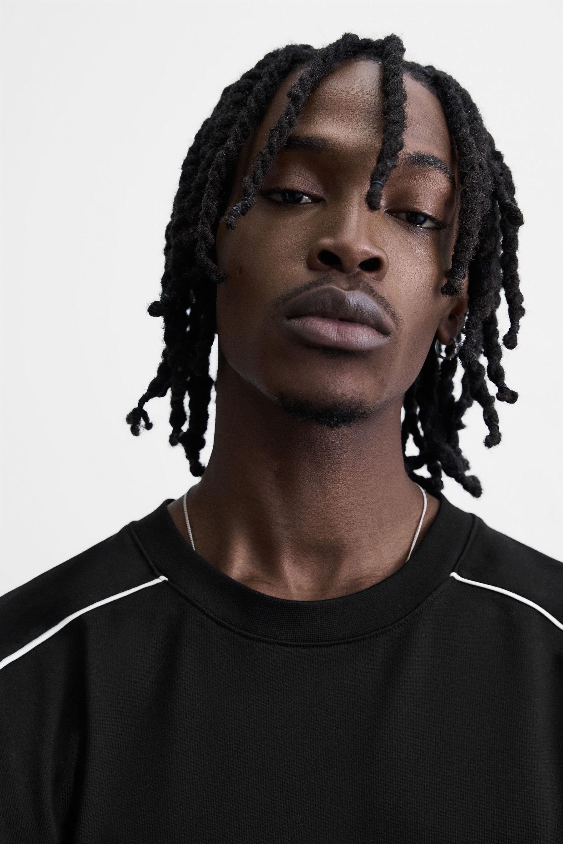 SWEATSHIRT WITH CONTRAST PIPING - Image 5