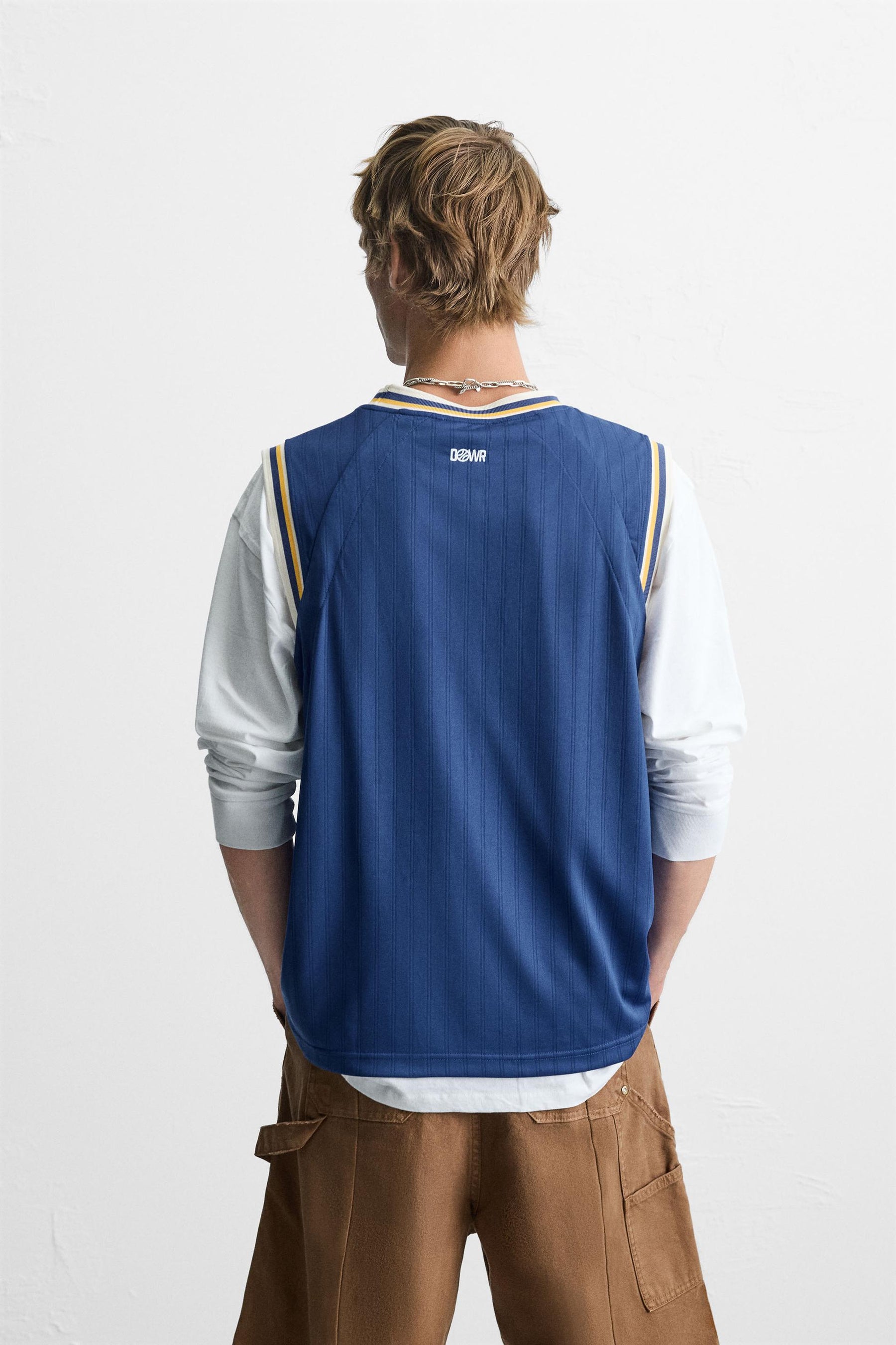 CONTRAST VARSITY TANK TOP - Image 3
