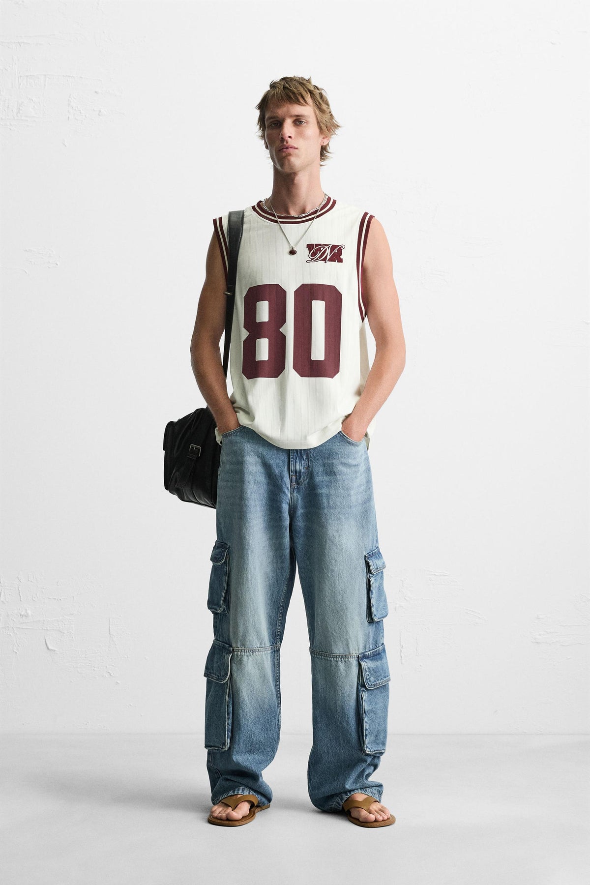 CONTRAST VARSITY TANK TOP - Image 1