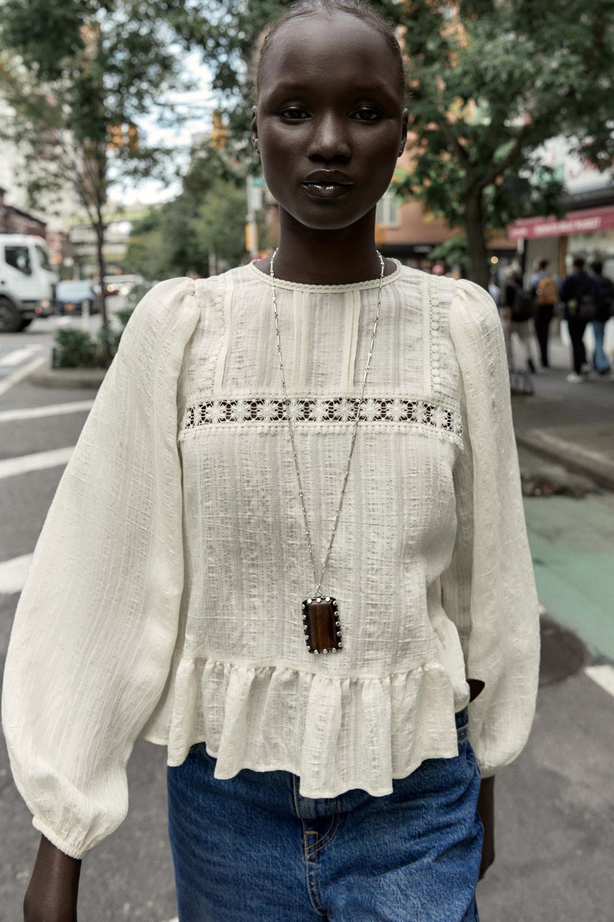 Romantic Entredeux Blouse