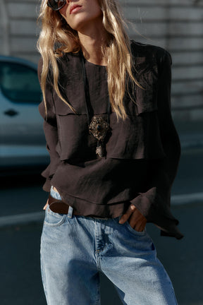 Ruffled Blouse