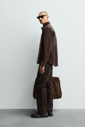 RELAXED FIT CORDUROY SHIRT - Image 3