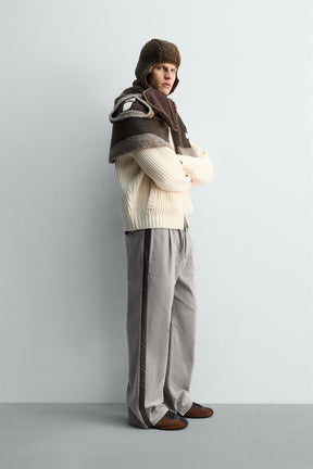 VELVET TROUSERS WITH TAPING X SR_A - Image 3