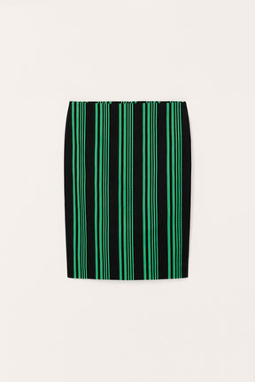 Striped Straight Skirt
