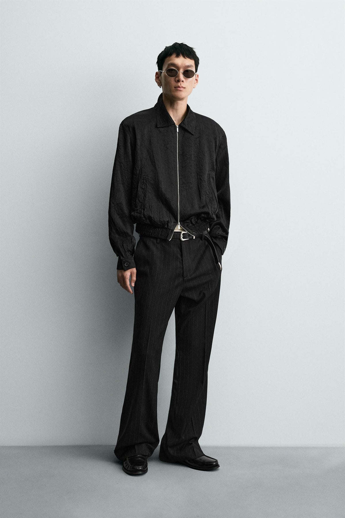 SHOULDER PAD BOMBER JACKET - Image 1