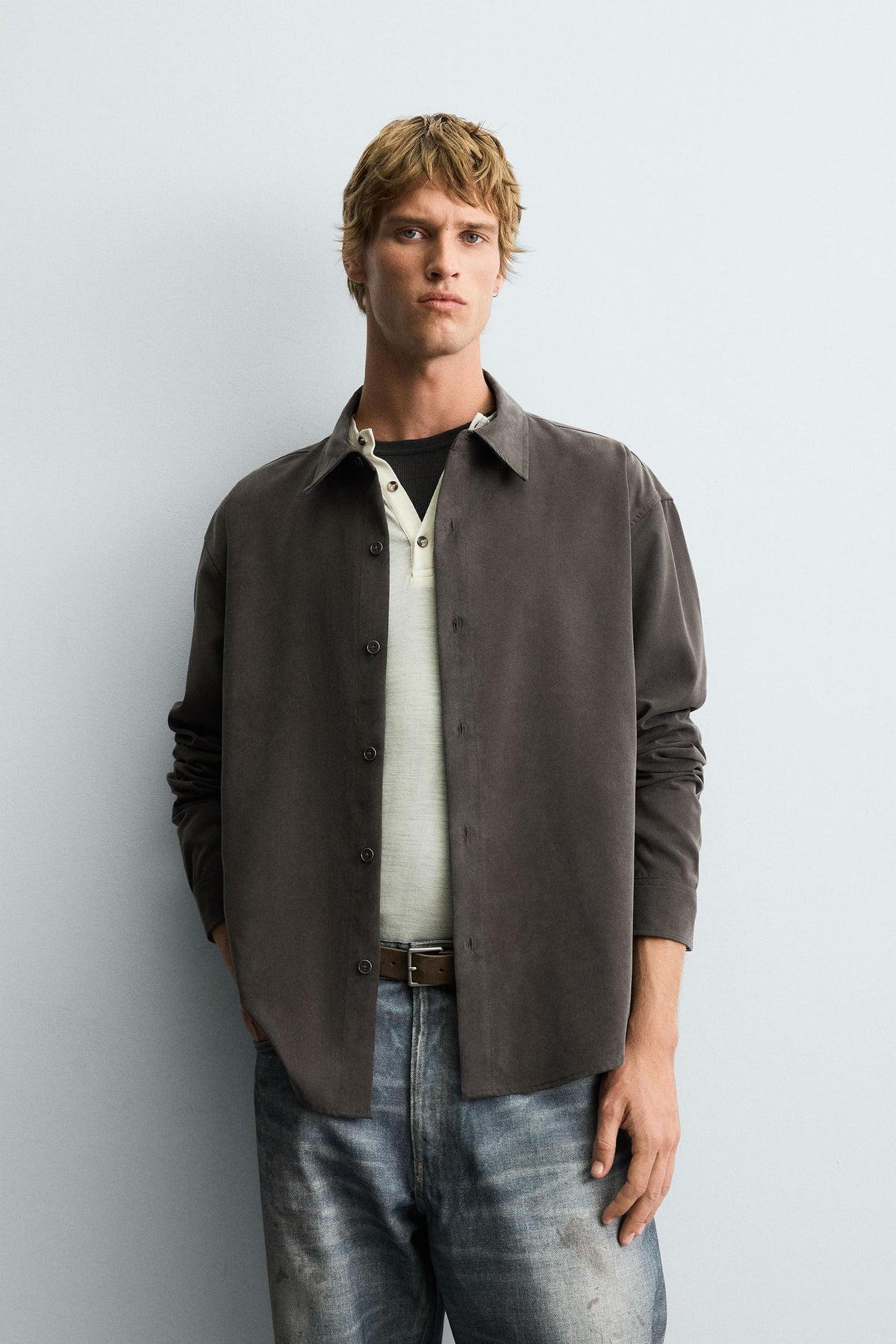 FLOWING RELAXED FIT SHIRT - Image 2