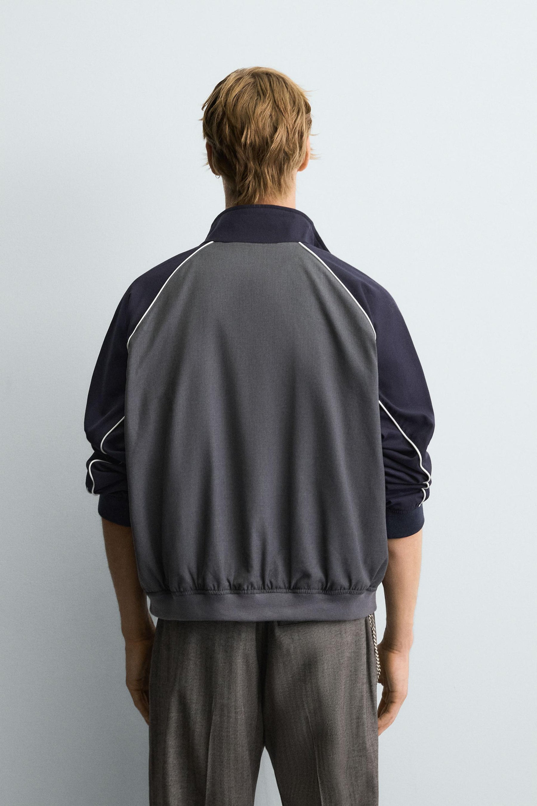 CONTRAST COLOUR BLOCK JACKET - Image 3