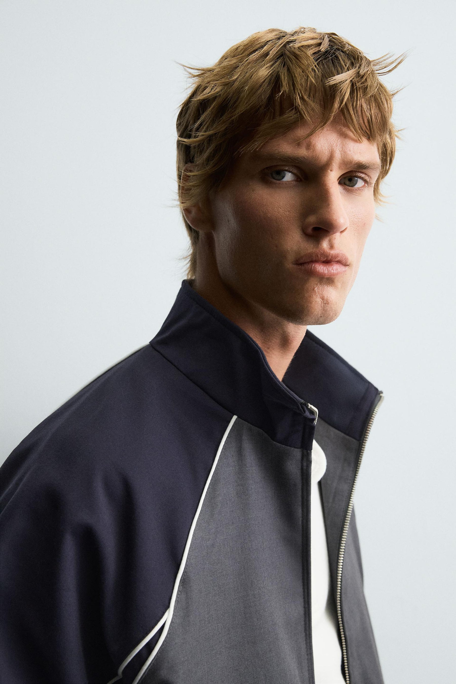 CONTRAST COLOUR BLOCK JACKET - Image 5