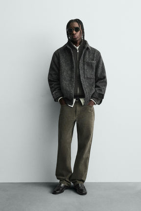 FAUX FUR OVERSHIRT - Image 1