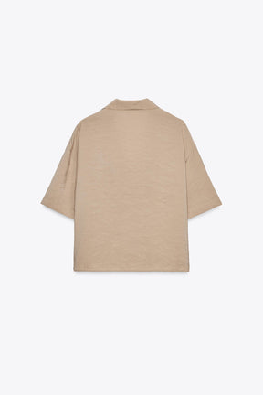 Flowing Short Sleeve Shirt