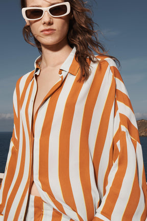 Striped Oversize Fashion Shirt
