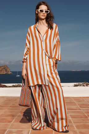 Striped Oversize Fashion Shirt