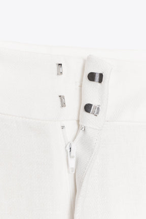PLEATED LINEN TROUSERS