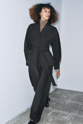 Wool Balloon Trousers