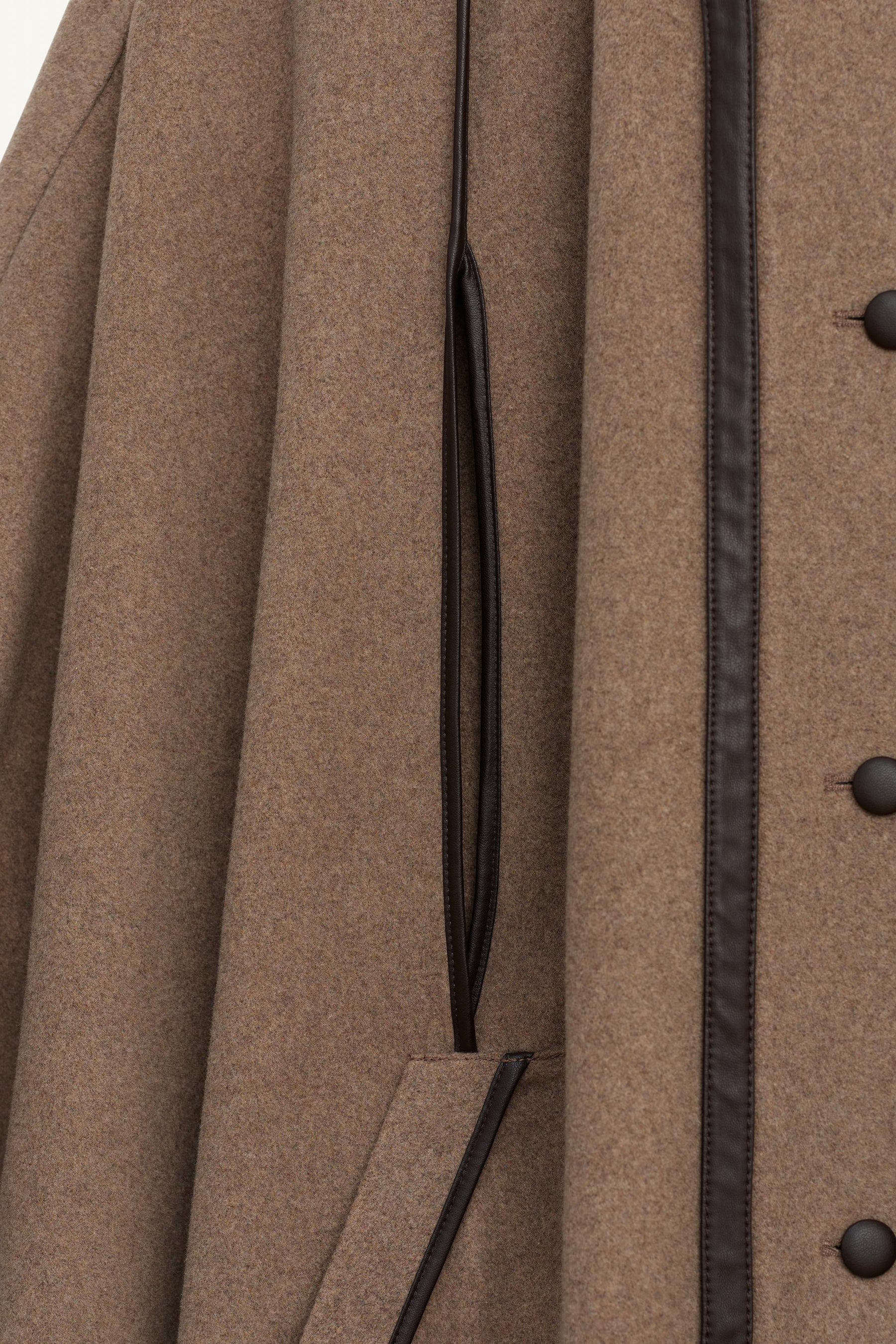 OVERSIZE WOOL BLEND CAPE LIMITED EDITION - Image 7