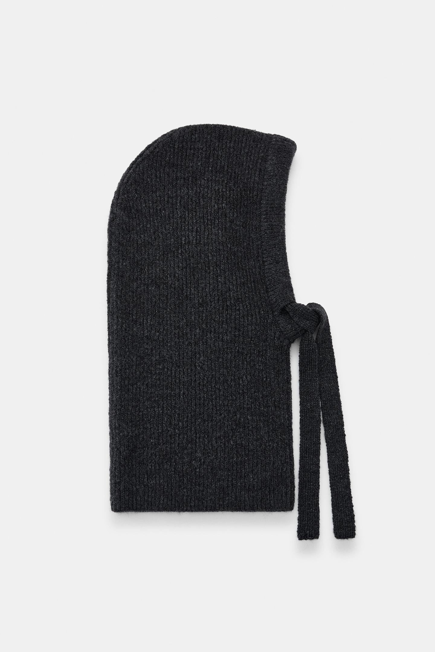 Ribbed Hood Beanie