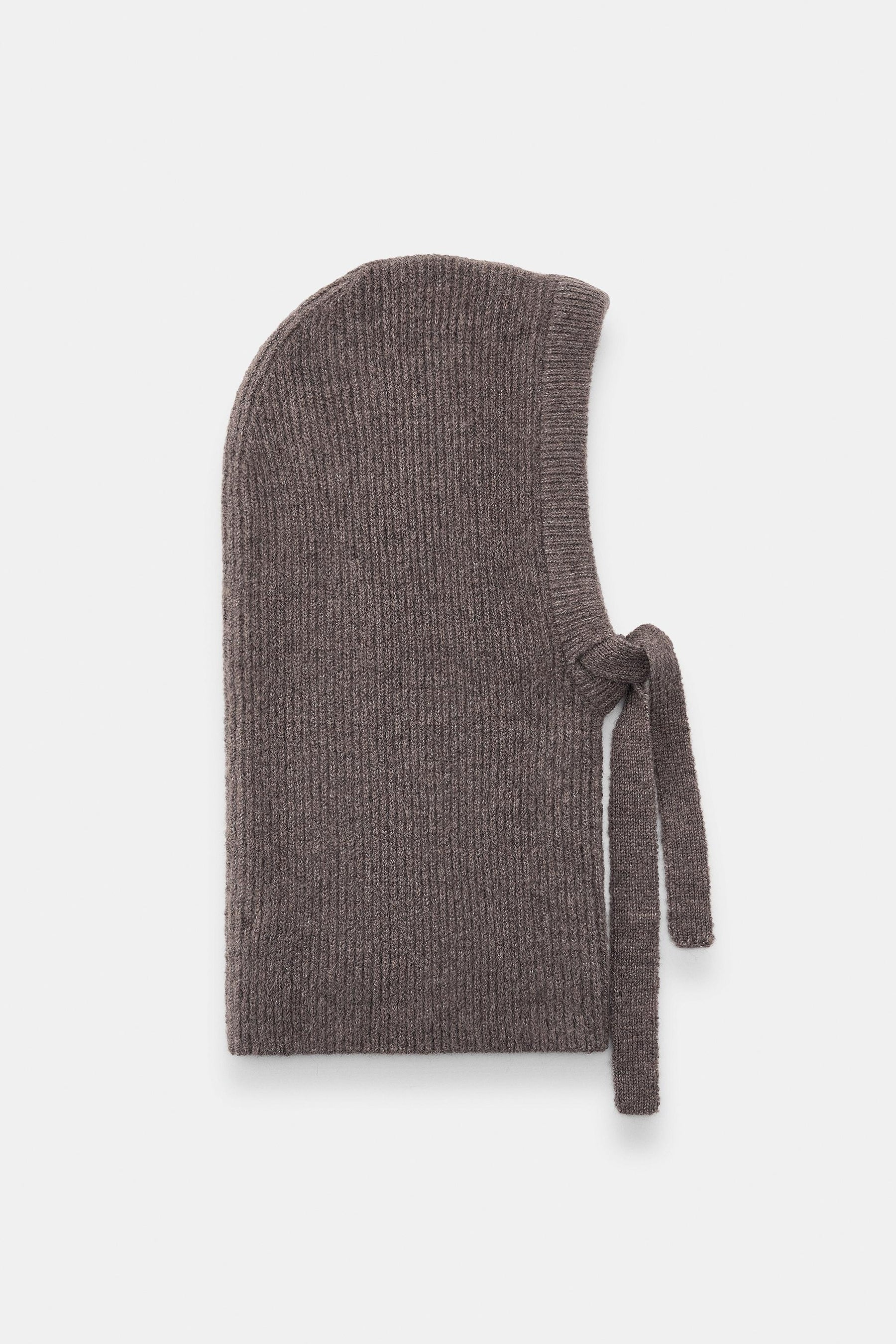 Ribbed Hood Beanie