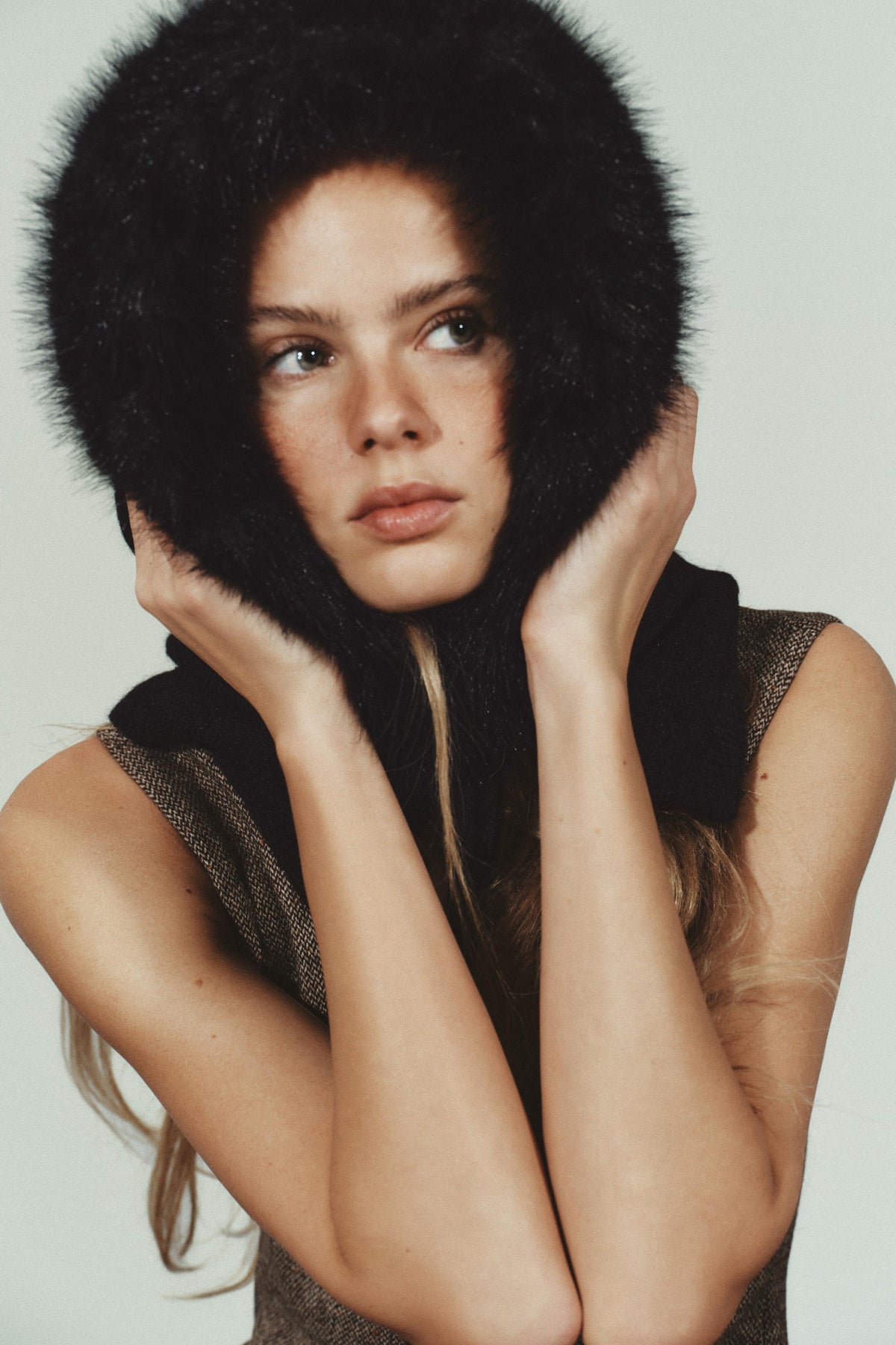 Faux Fur Hood