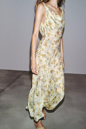ZW COLLECTION PRINTED SATIN DRESS - Image 4