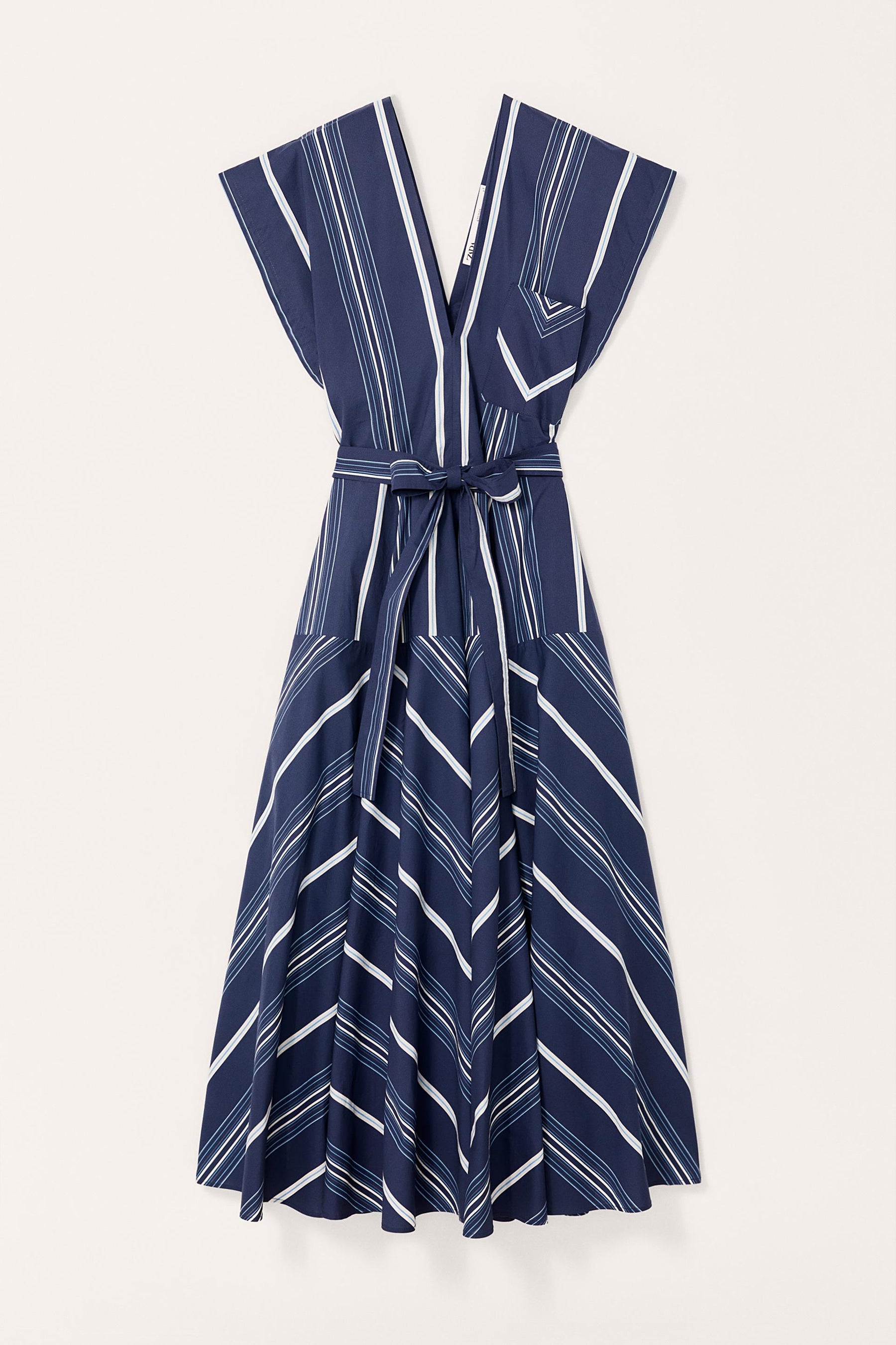 LIMITED EDITION STRIPED GODET DRESS - Image 4