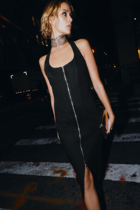 Z1975 COATED DENIM MIDI DRESS - Image 2