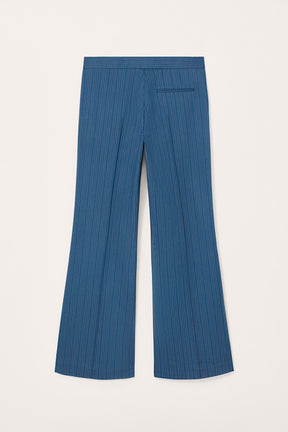 Striped Flare Trousers