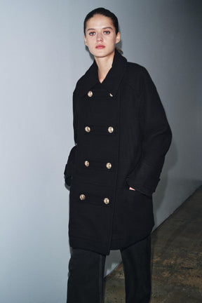 LIMITED EDITION WOOL BLEND DOUBLE-BREASTED COAT - Image 5