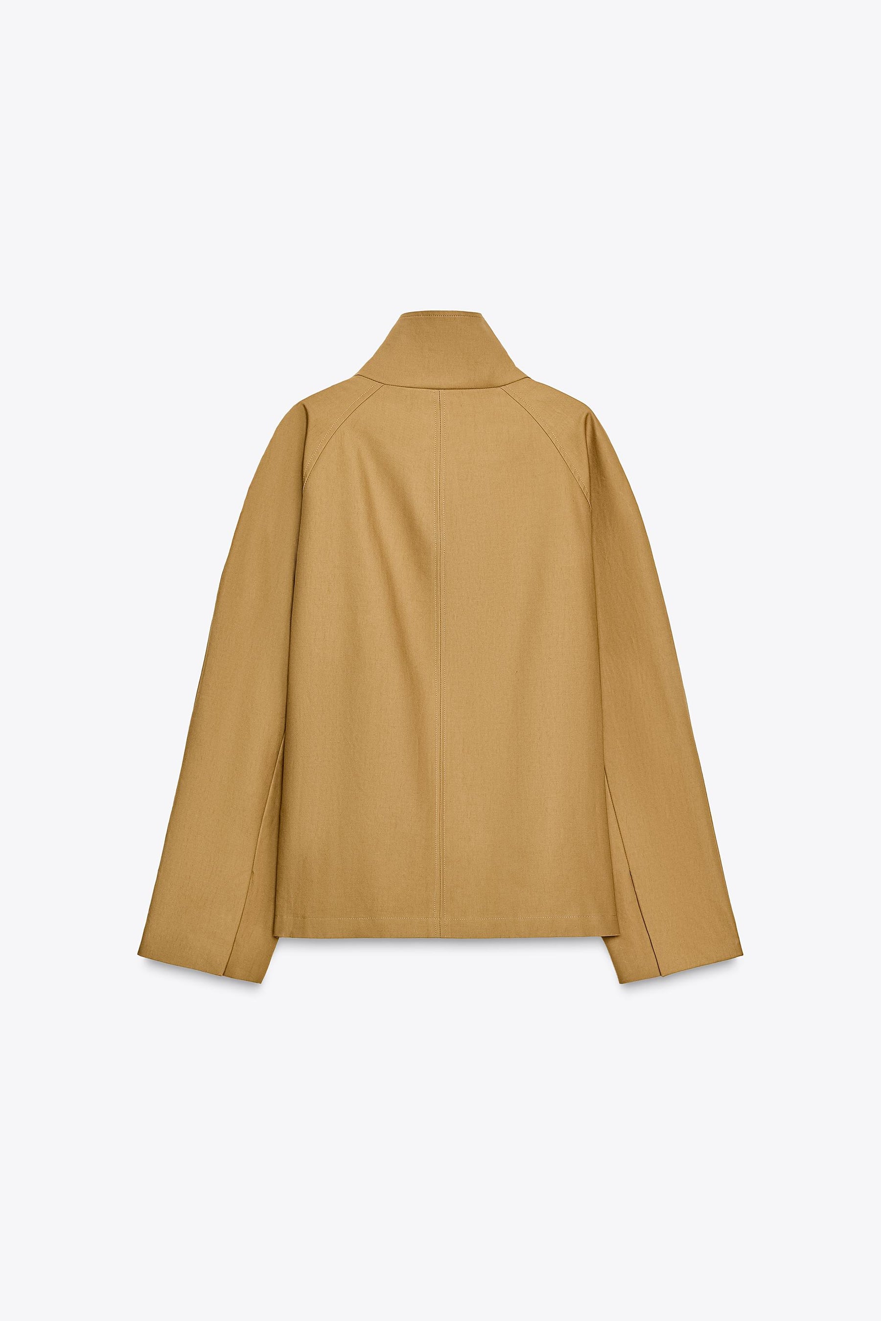 ZW COLLECTION MINIMAL SHORT TRENCH COAT - Image 7