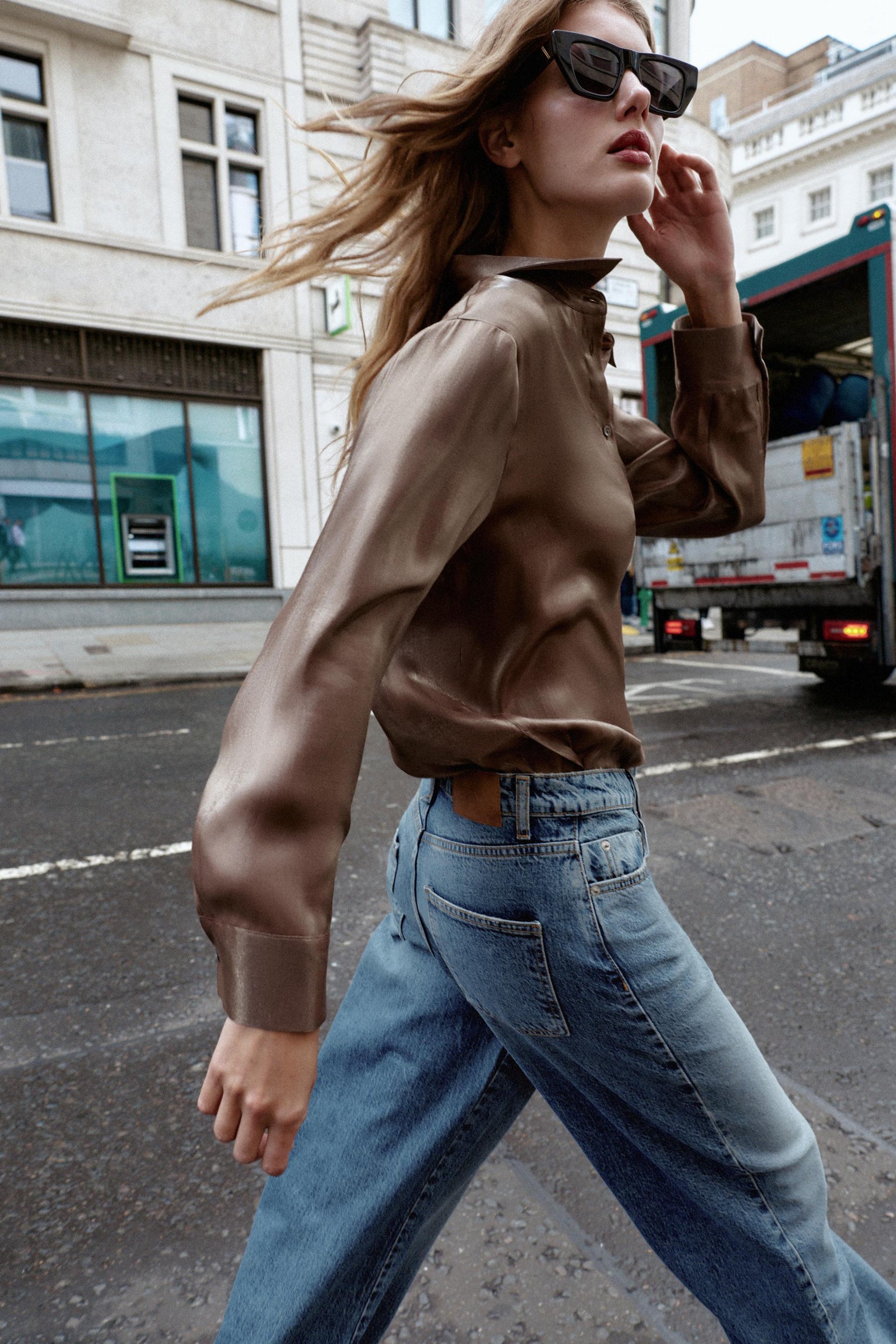 Iridescent Flowing Shirt