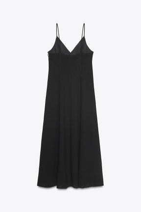 EMBROIDERED MIDI DRESS - Image 6