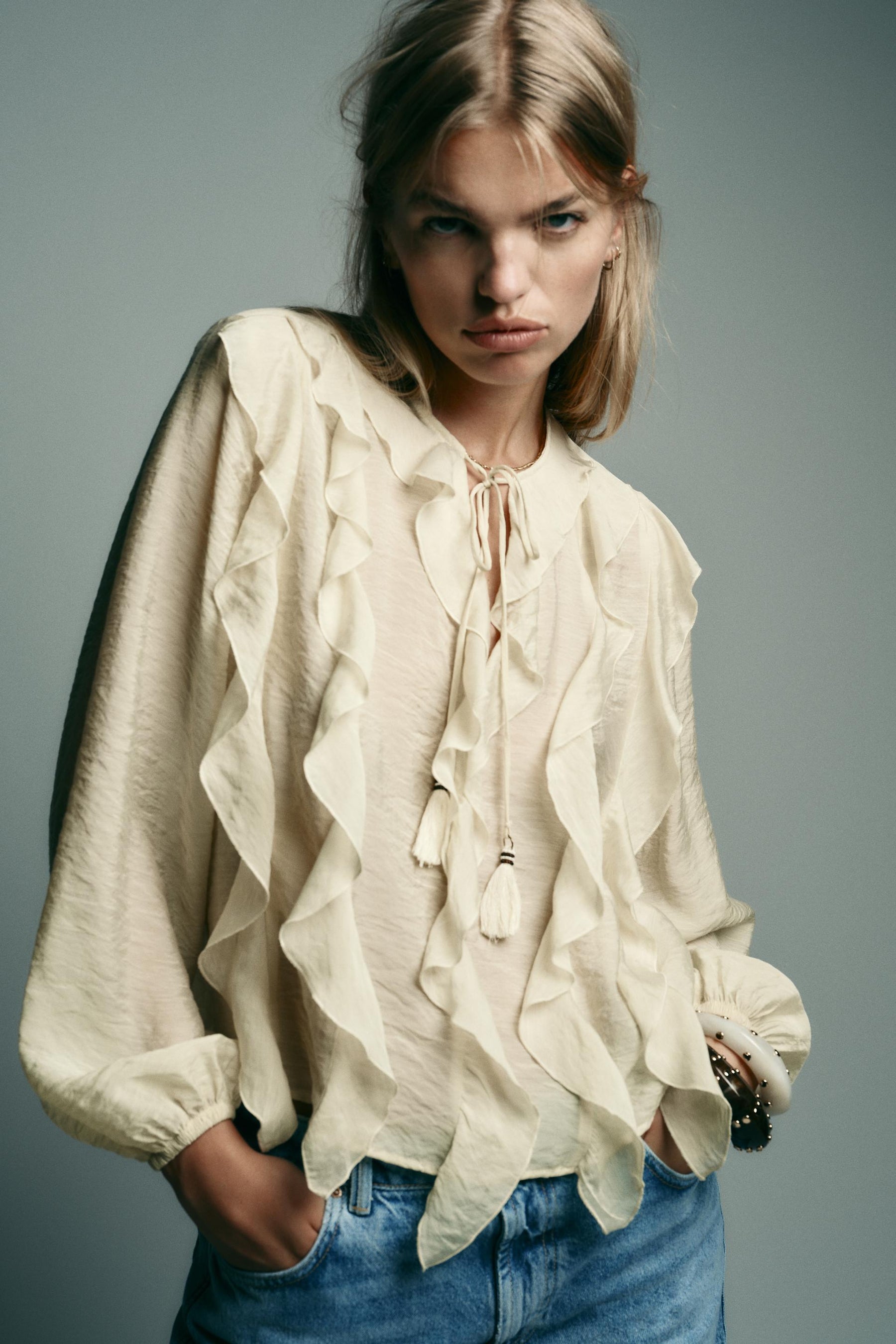 Ruffled Blouse
